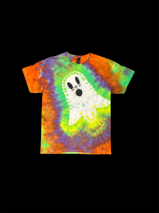 Halloween Ghost Tie Dye T-shirt