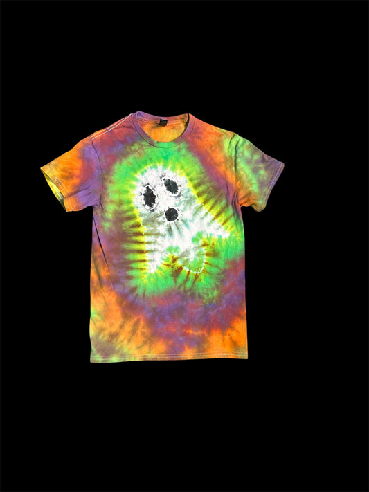 Halloween Ghost Tie Dye T-shirt