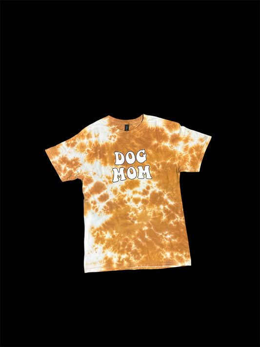 Dog Mom Custom color Tie Dye Shirt