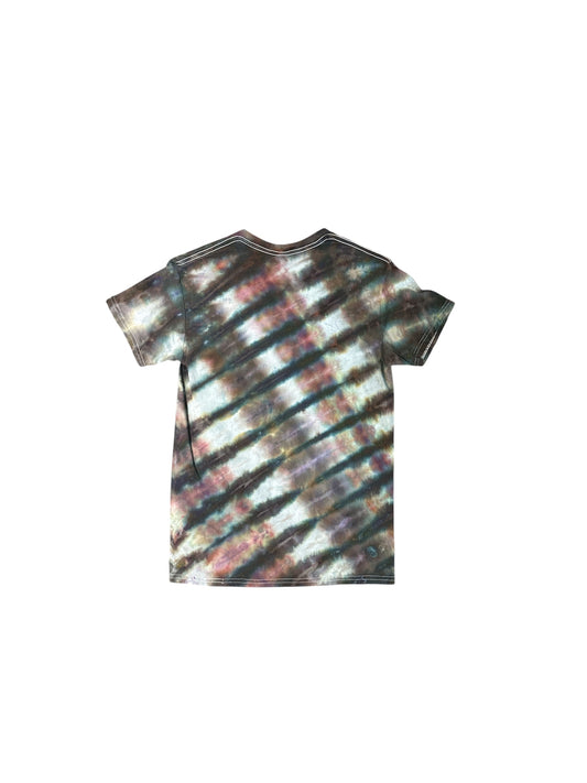 Small Raven Striped Tie Dye Shirt