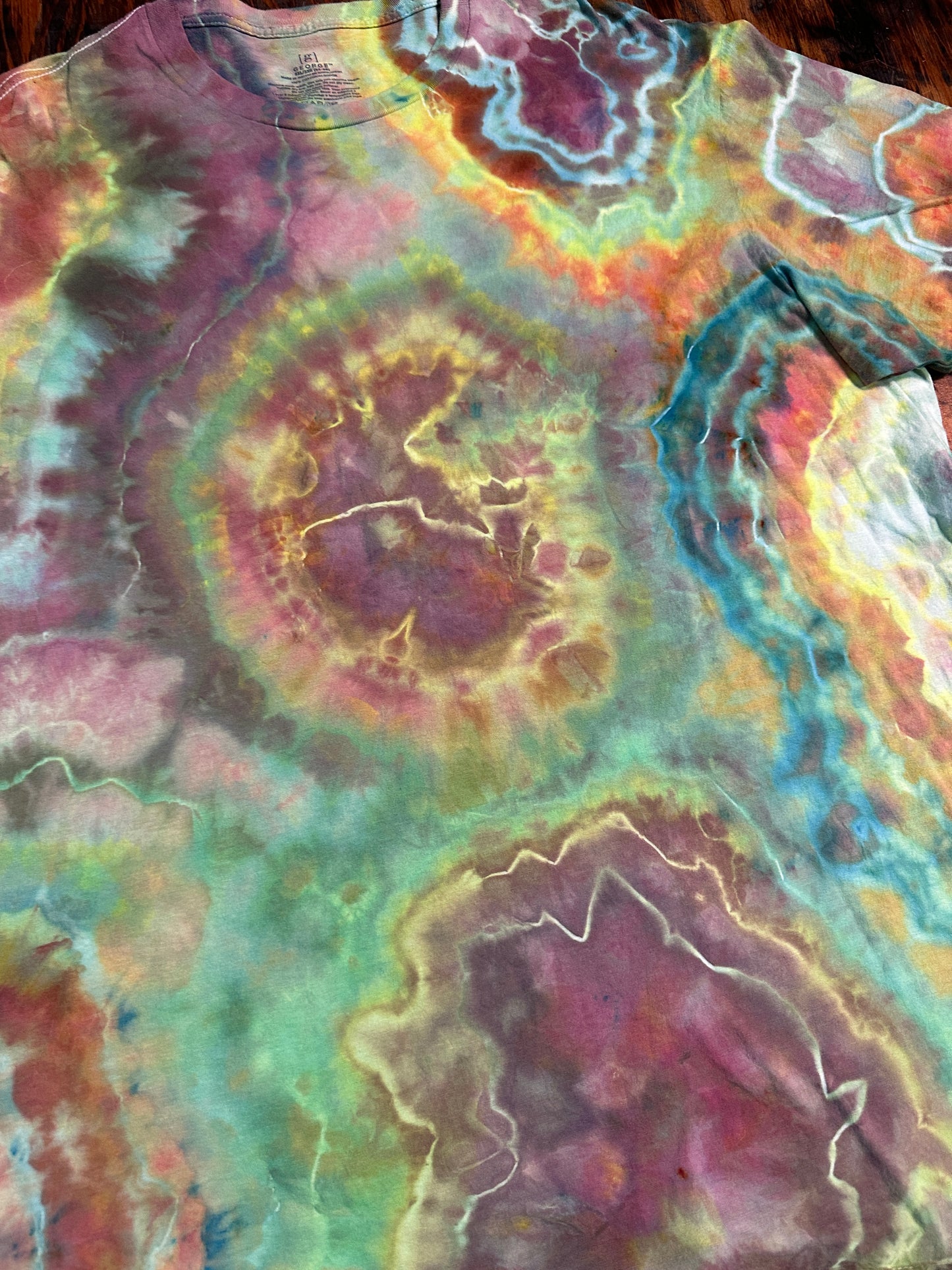 3XL Radioactive Geode Tie Dye Shirt
