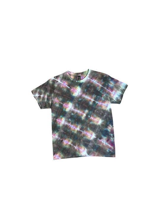 Medium Raven Striped Tie Dye Shirt