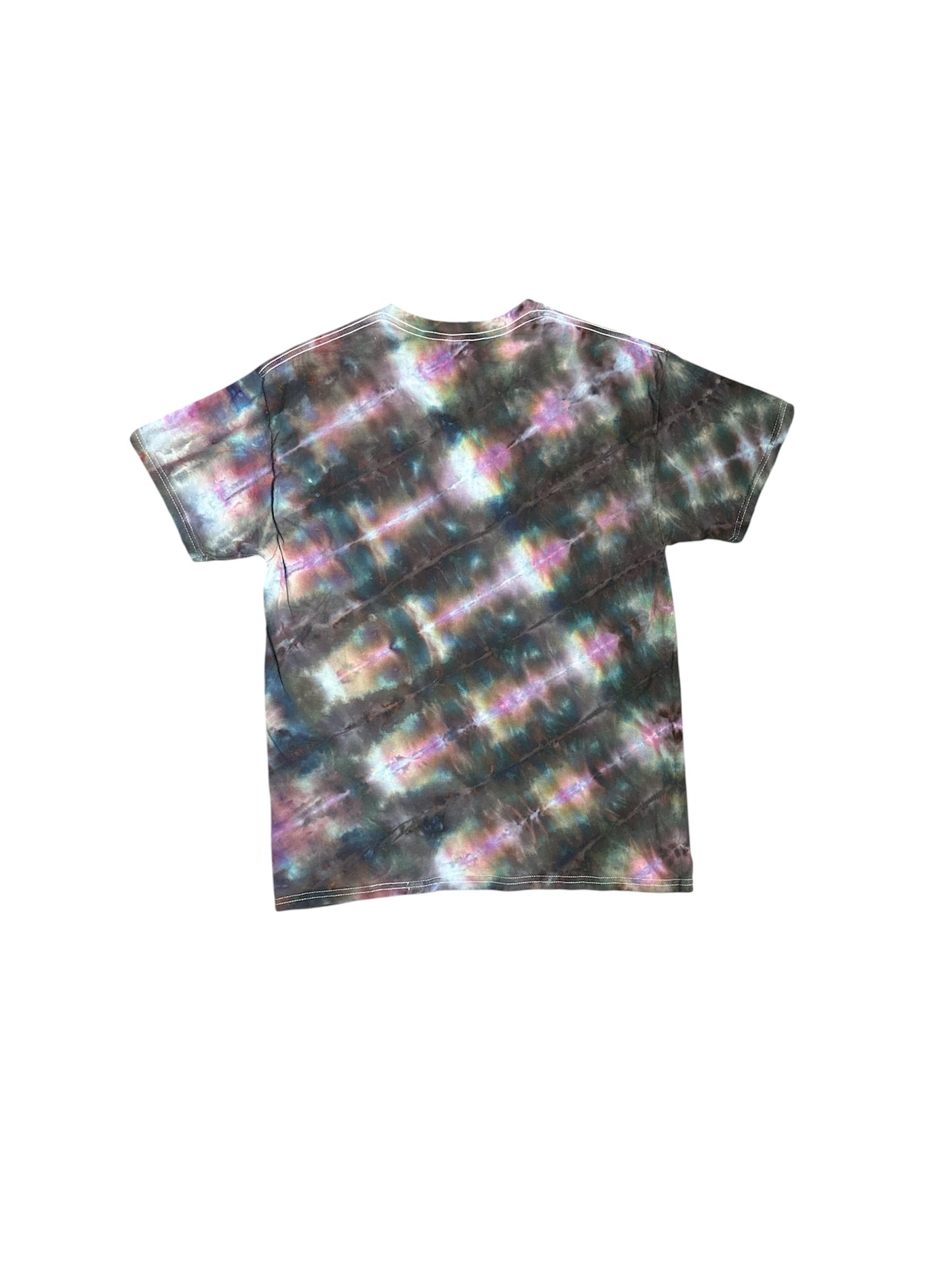 Medium Raven Striped Tie Dye Shirt