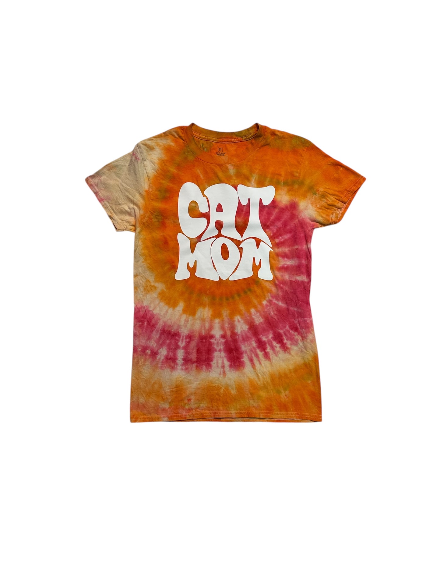 Cat Dad Custom color Tie Dye Shirt