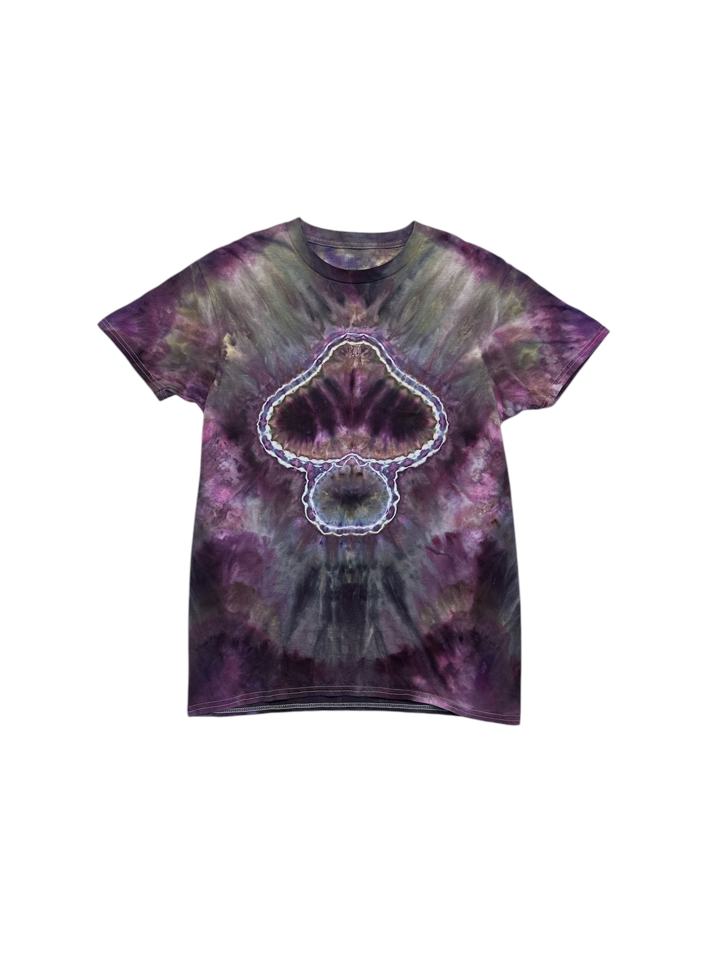 - Medium Purple Shiitake Mushroom tie dye shirt-