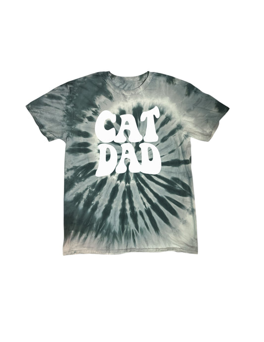 Cat Mom Custom color Tie Dye Shirt