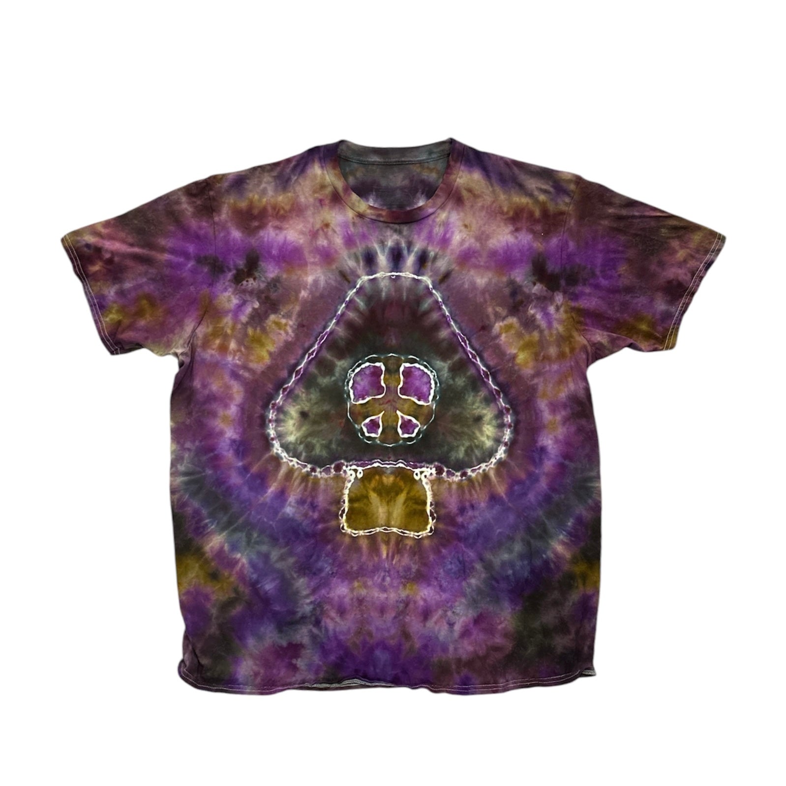 Mushroom newest Spiderweb Tie Dye Shirt