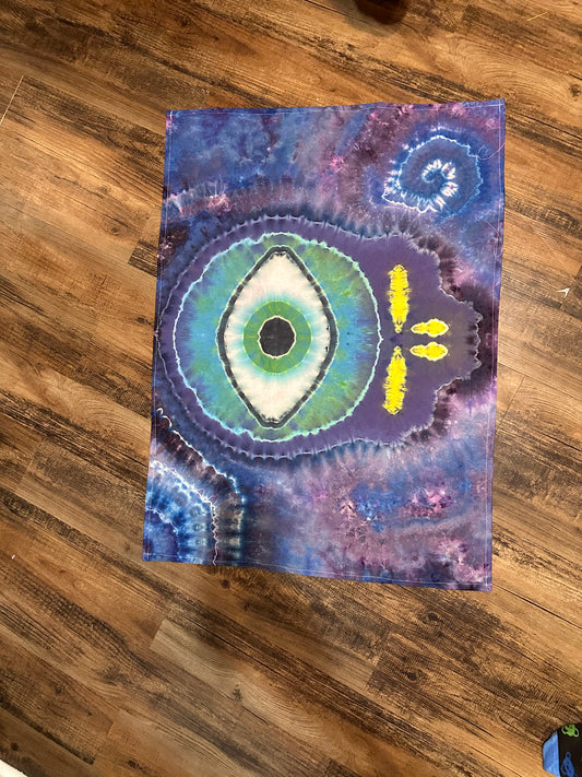 - 38x33 Eyes of the World Stealie Tapestry