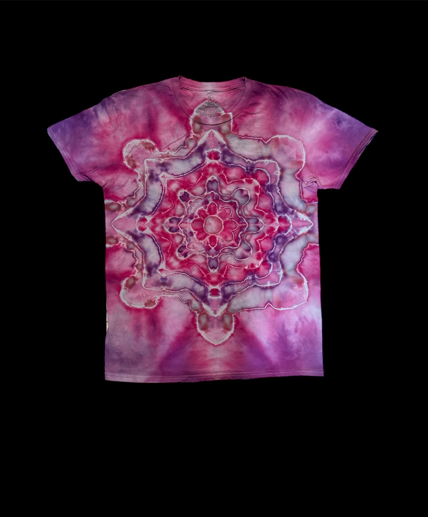 - Large Pink Mandela Tie Dye Shirt -