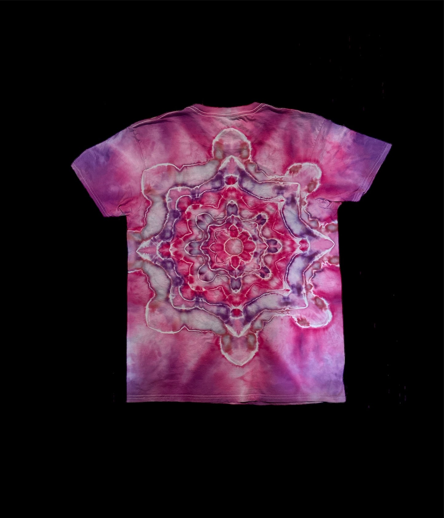 - Large Pink Mandela Tie Dye Shirt -