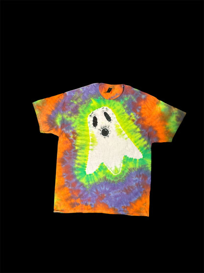 Halloween Ghost Tie Dye T-shirt