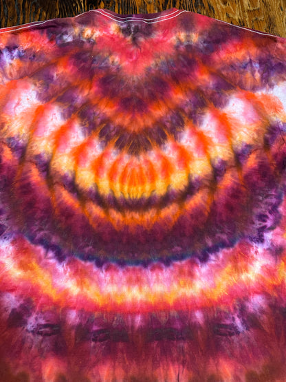 Bright red Stealie Tie Dye Shirt - 2XL