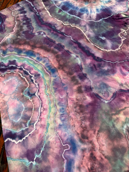 XL Jewel toned Geode Tie Dye T-shirt