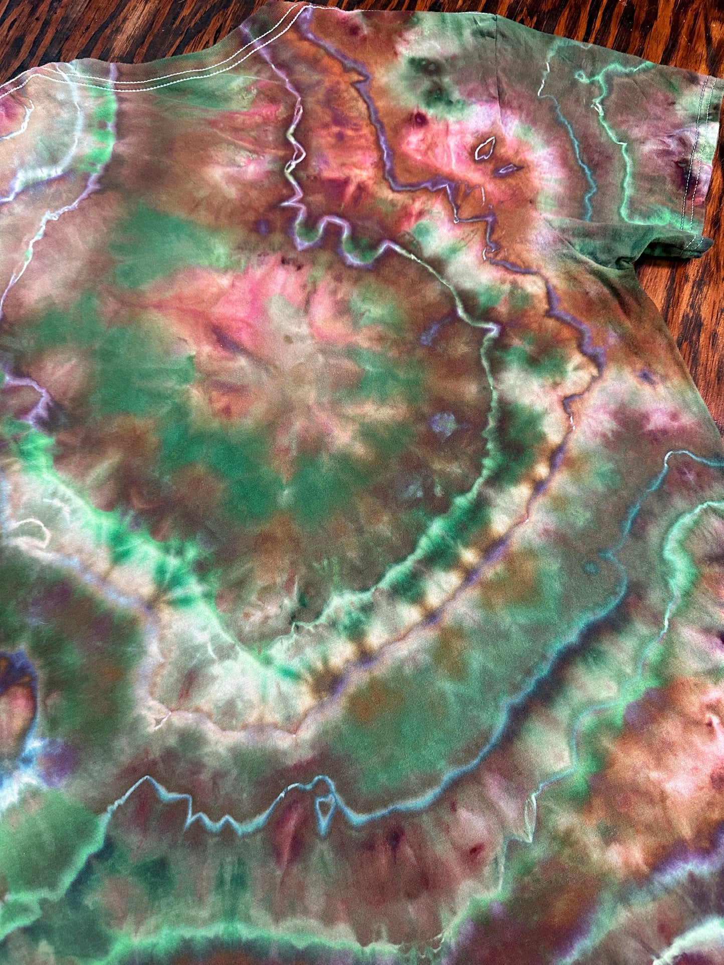 Large Radioactive Nautilus Tie Dye Shirt