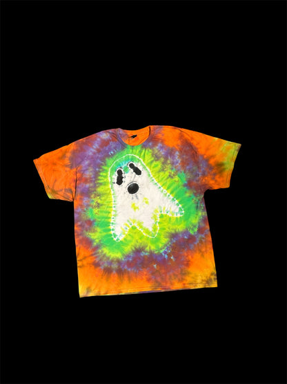 Halloween Ghost Tie Dye T-shirt