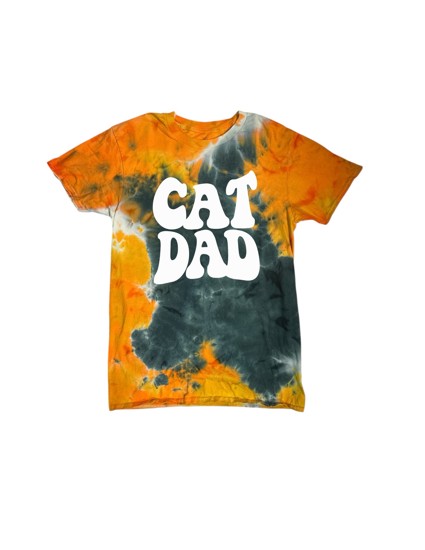 Cat Mom Custom color Tie Dye Shirt