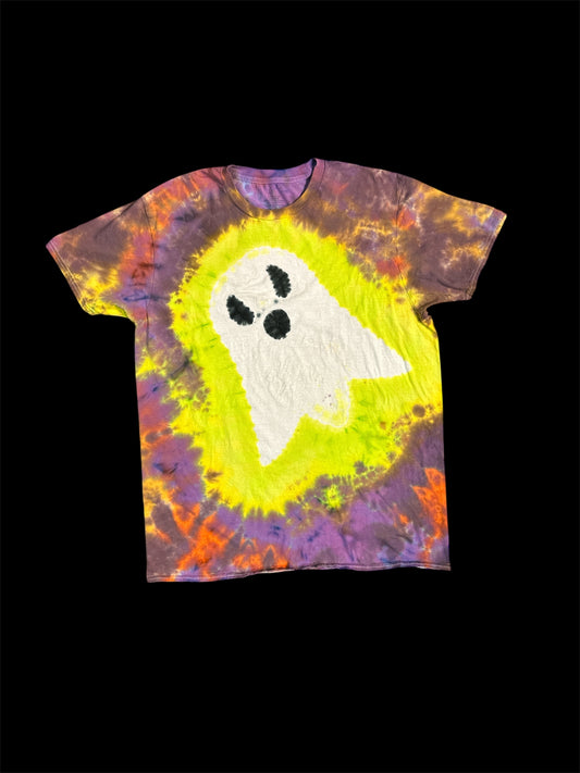 XL Radioactive Ghost Tie Dye Shirt