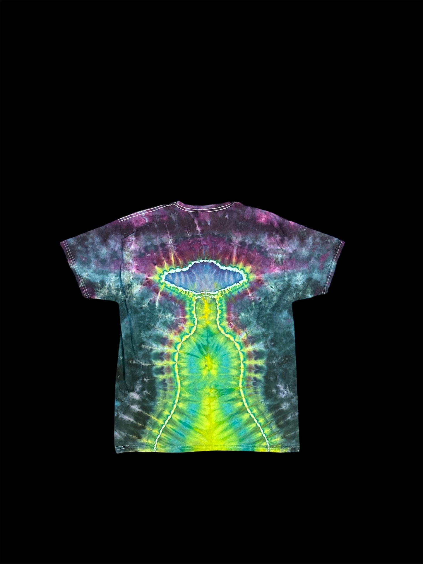 Alien and UFO Tie Dye TShirt