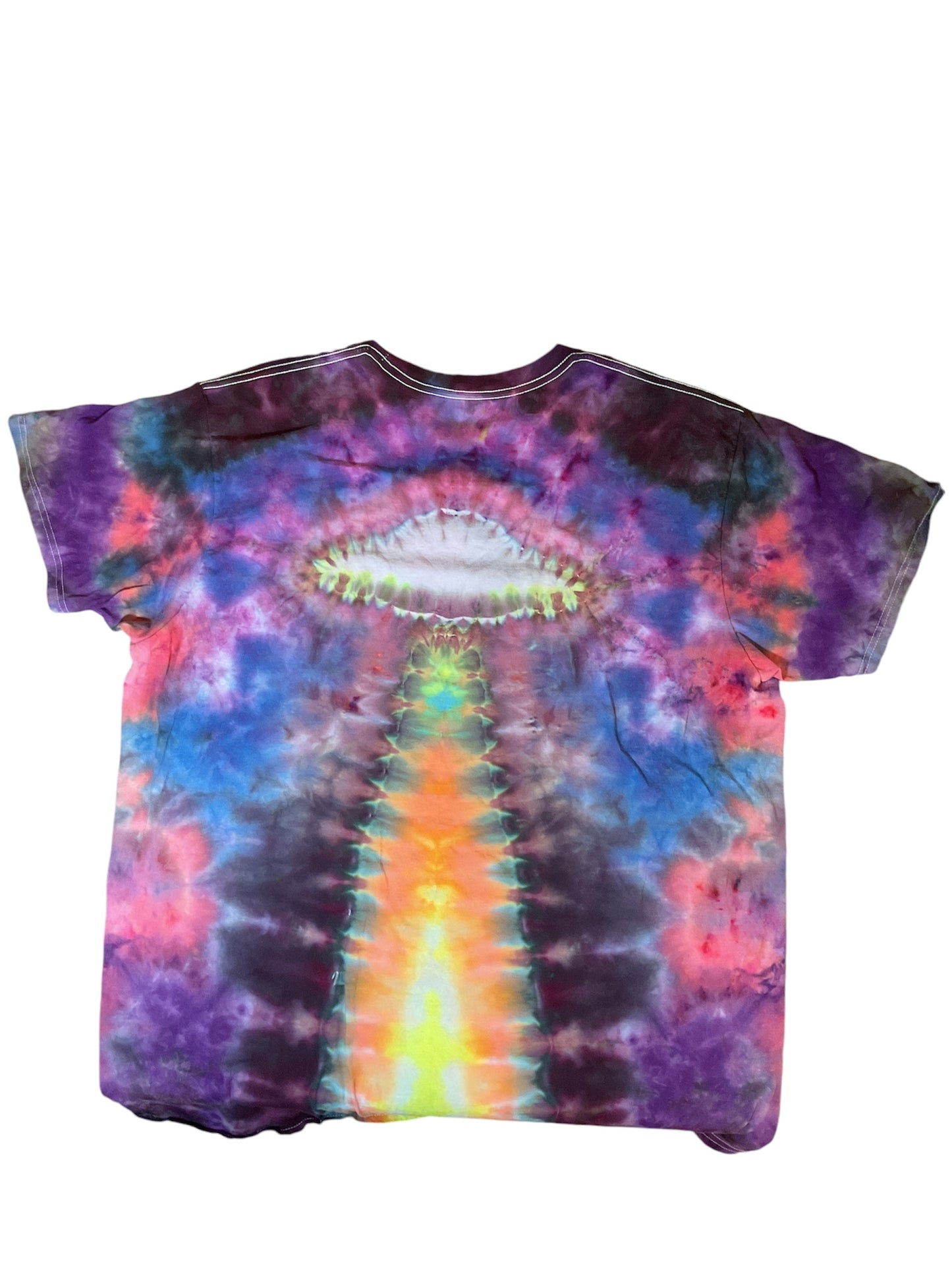 - Alien and UFO Tie Dye Shirt -