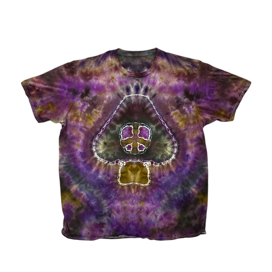 - 3X Peace Mushroom Tie Dye Shirt -