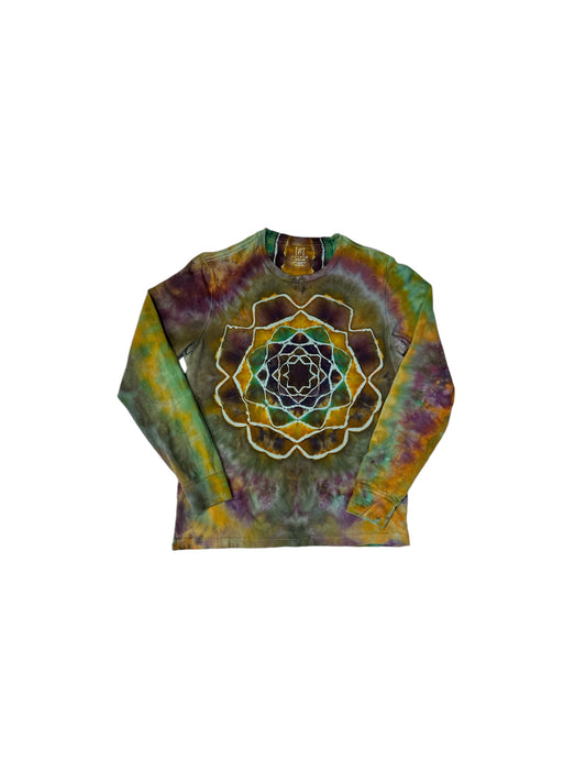 - Fall Flower Long Sleeve T shirt -