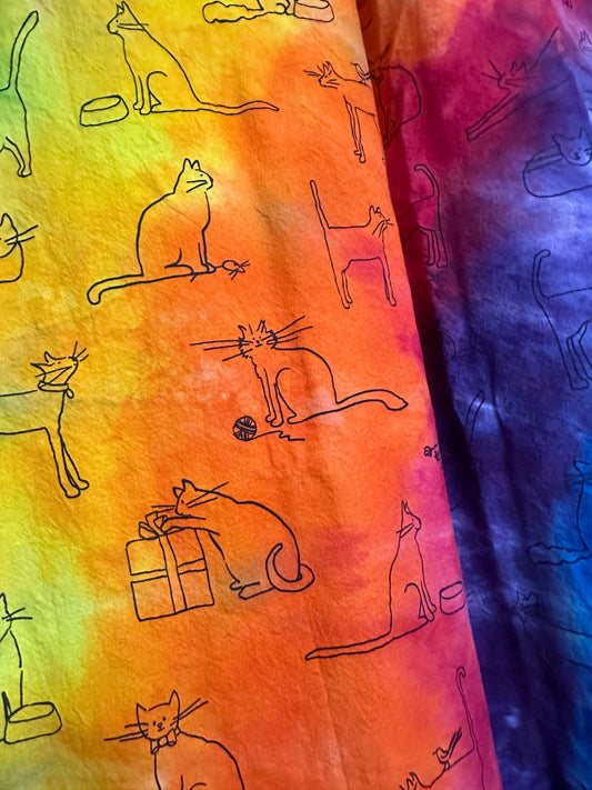 Cat shower curtain