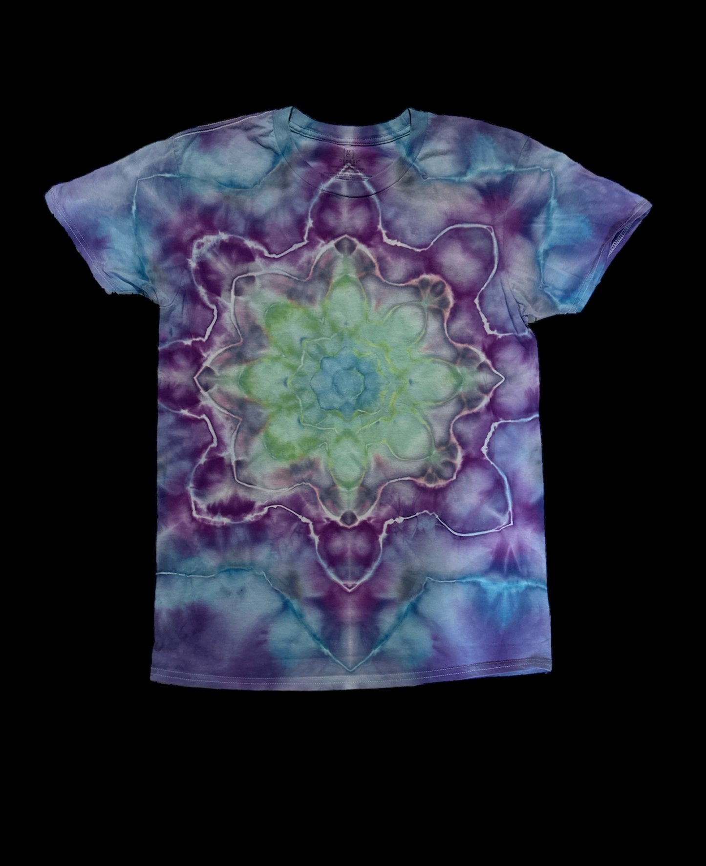 - Medium Purple Mandela Tie Dye Shirt -