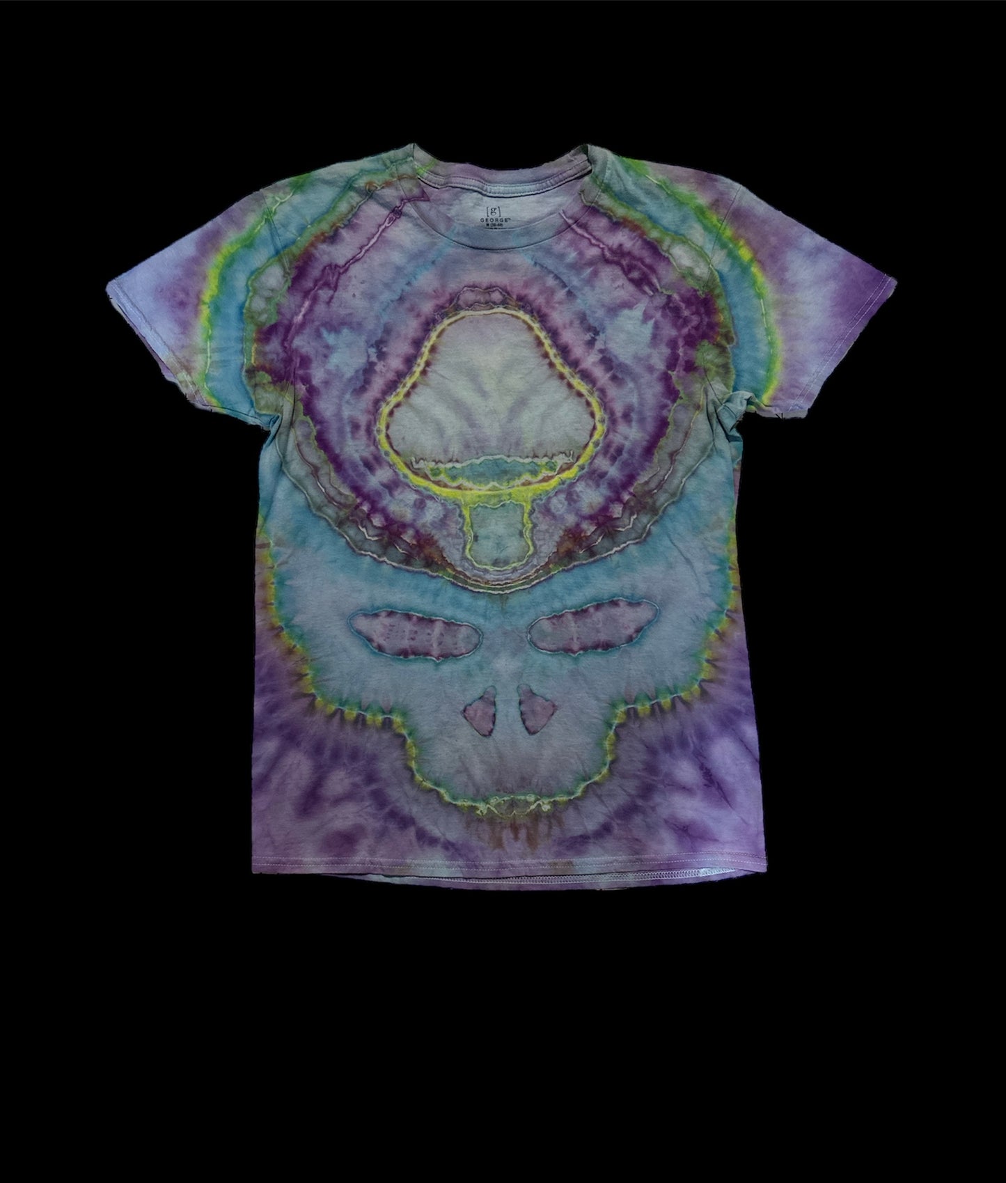 - Medium Mushroom Stealie Tie Dye Shirt -