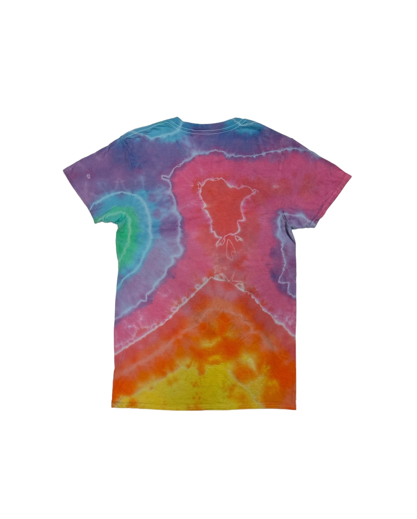 - Rainbow Heart Geode Tie Dye Shirt -