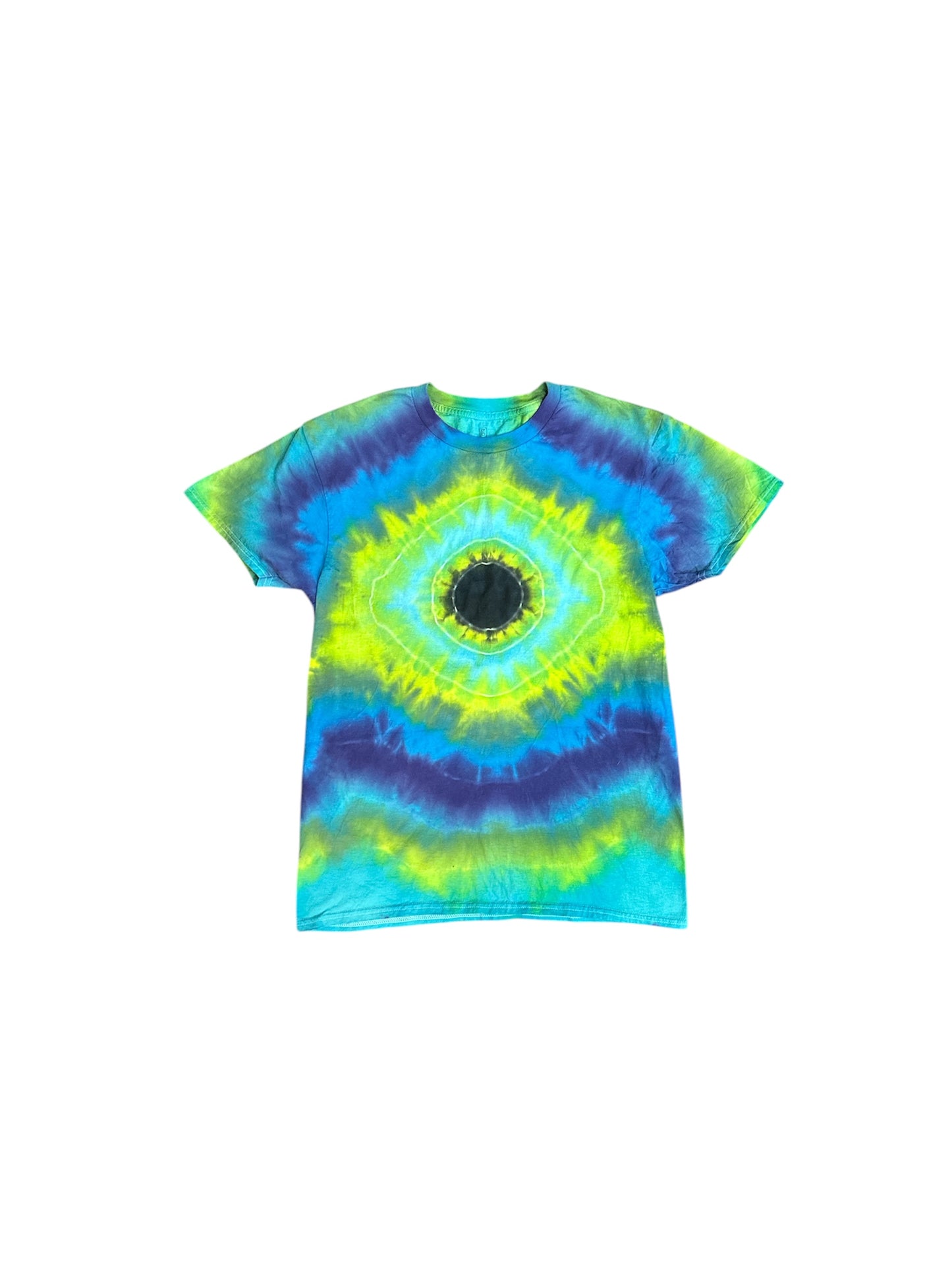 - Eyeball Blue and Green Tie Dye Tshirt