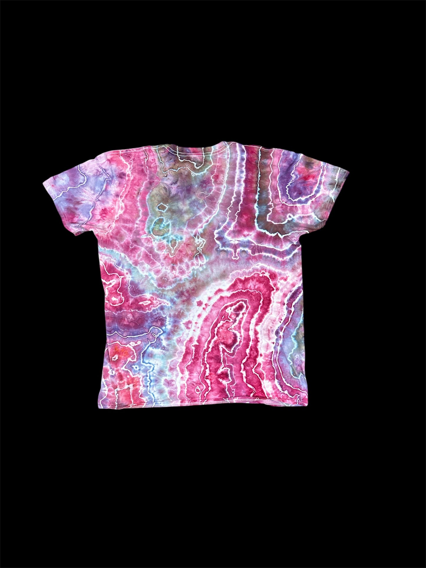 - X Large Heart Geode Tie Dye Shirt