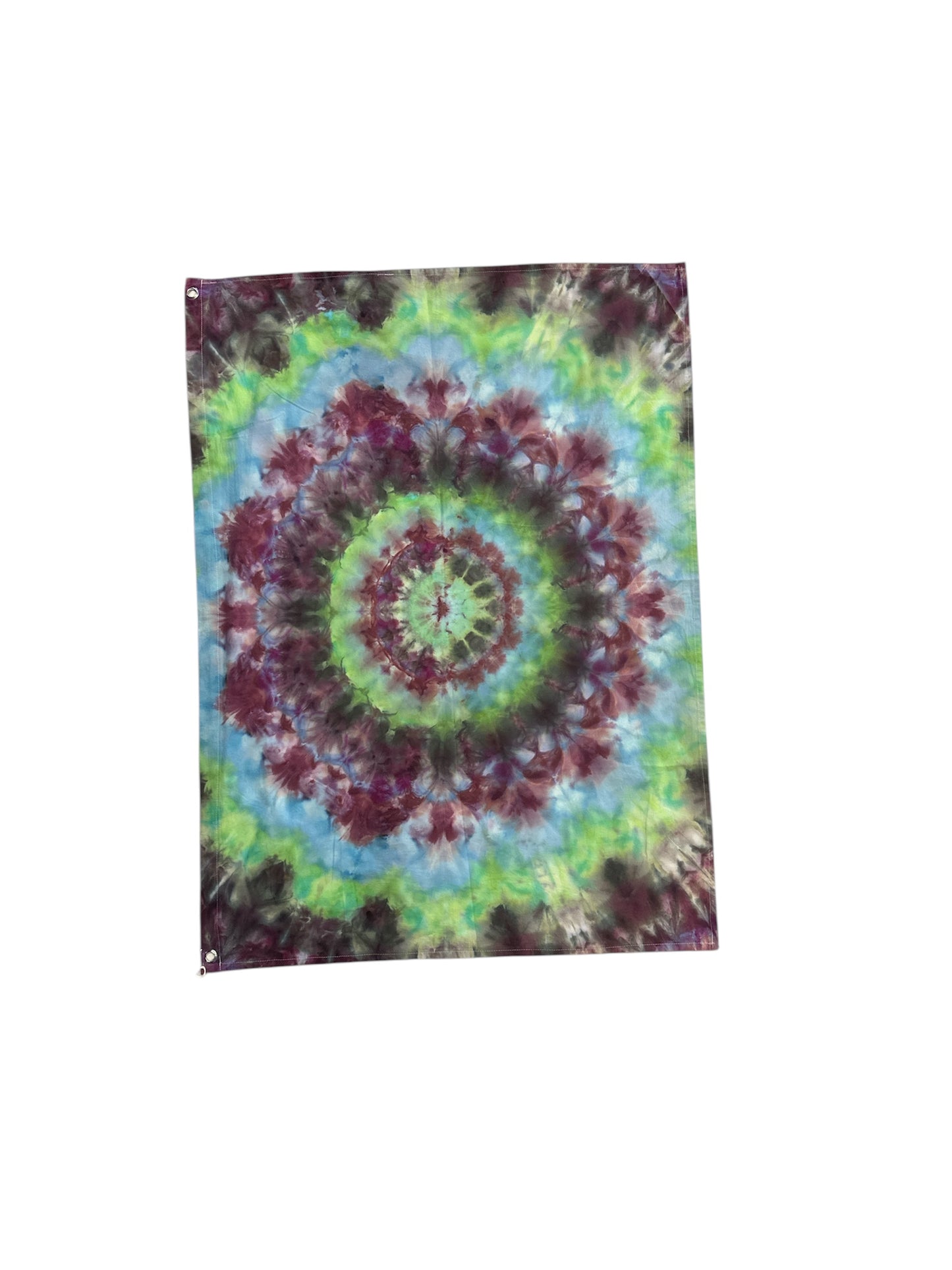 42 x 30 Purple Flower Tie Dye Tapestry