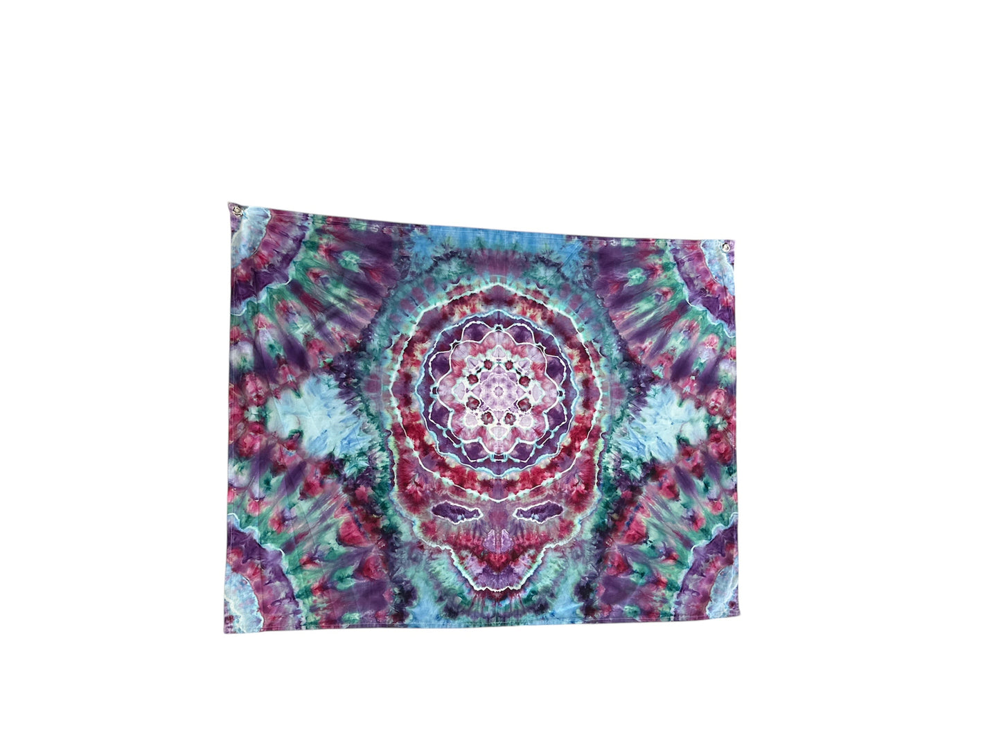 50 x 38 Valentines Mandala Stealie Tie Dye Tapestry