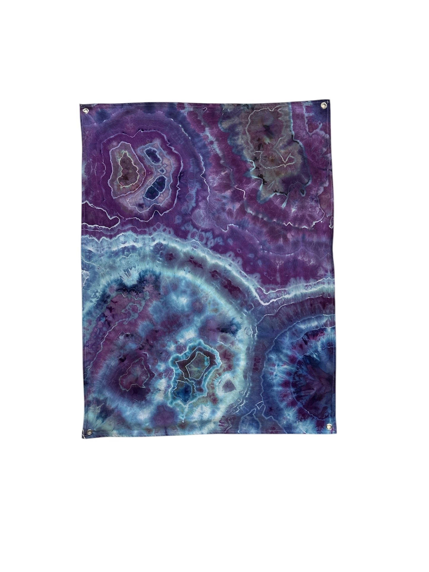 40 x 32 Purple Geode Dye Tapestry